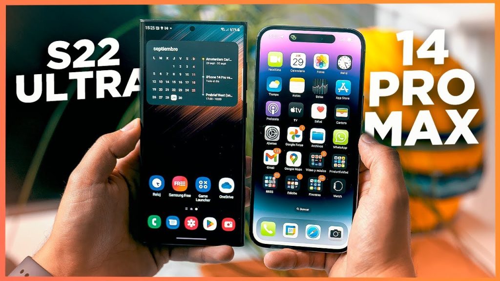iPhone 14 Pro Max VS Samsung Galaxy S22 Ultra: características, diferencias  y precios